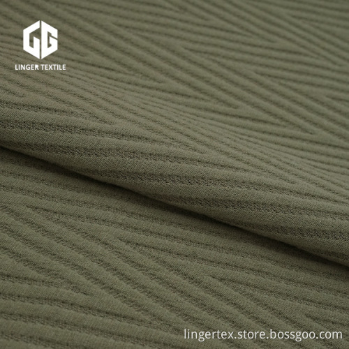 Wave Pattren TR SP Jacquard Fashion Fabric